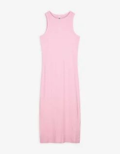Ever Me Midi-jurk - Zijsplit - roze New