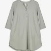 Maxi Blue Overhemdblouse - Effen - donkergroen Discount