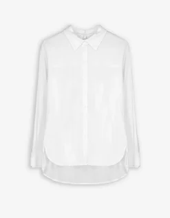 Ever Me Overhemdblouse - Langer achterpand - wit Best