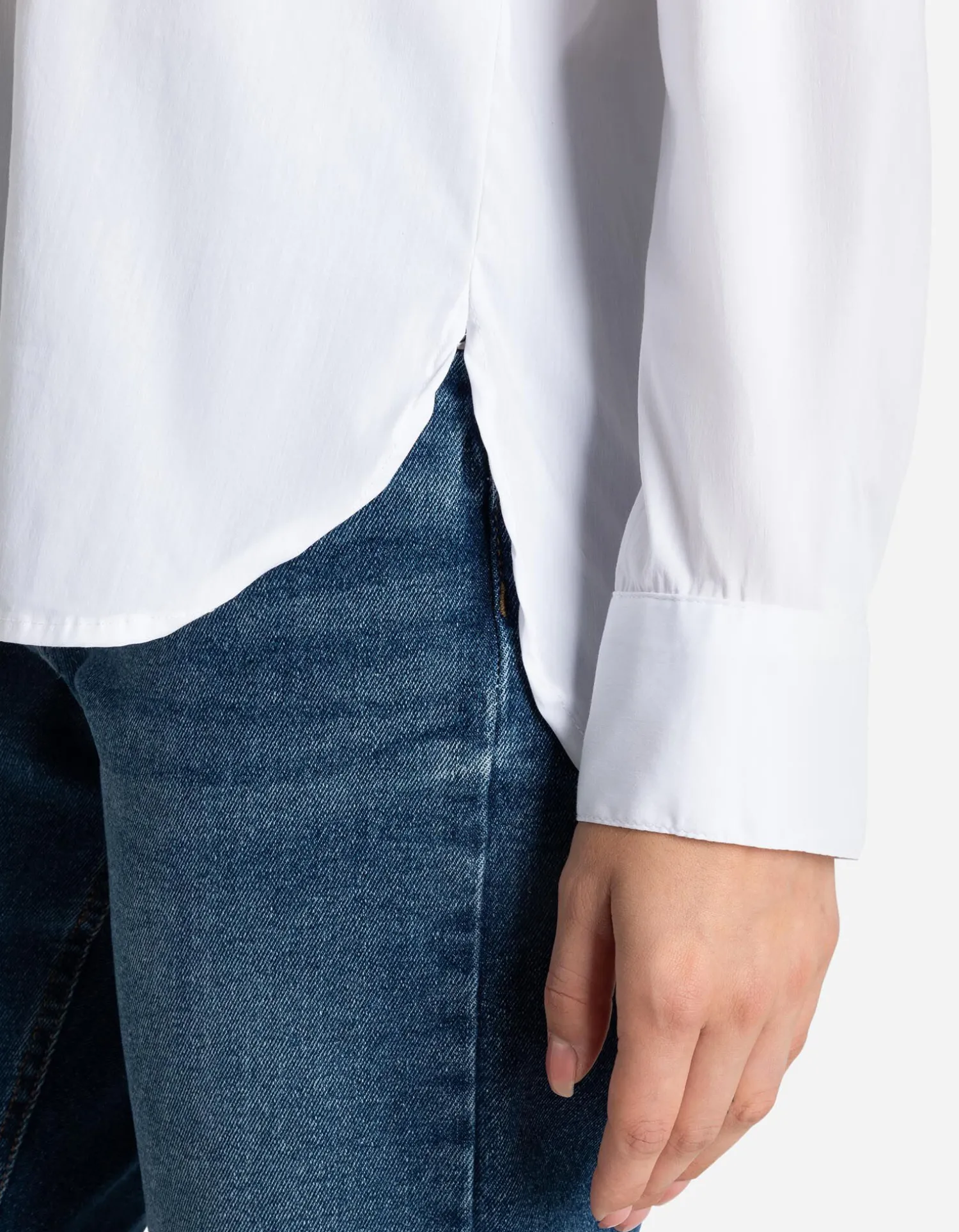 Ever Me Overhemdblouse - Langer achterpand - wit Best