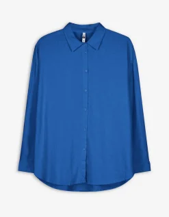 Ever Me Overhemdblouse - Linnenmix - blauw Fashion