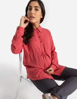 Ever Me Overhemdblouse - Zwangerschapskleding - rood Clearance