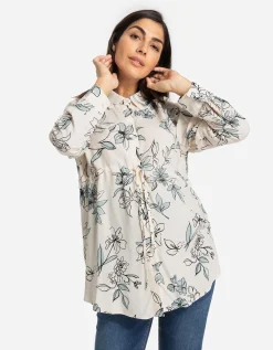 Ever Me Overhemdblouse - Zwangerschapskleding - wit Best
