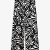 Takko Palazzobroek - Print all-over - zwart Discount