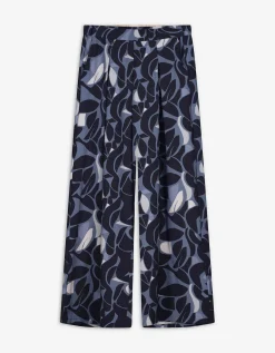 Takko Palazzobroek - Print all-over - blauw Hot