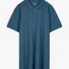 Jean Pascale Poloshirt - Effen - turkoois Fashion