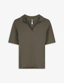 Page One Poloshirt - Katoenmix - donkergroen Discount
