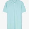 Jean Pascale Poloshirt - Knoopsluiting - turkoois Sale