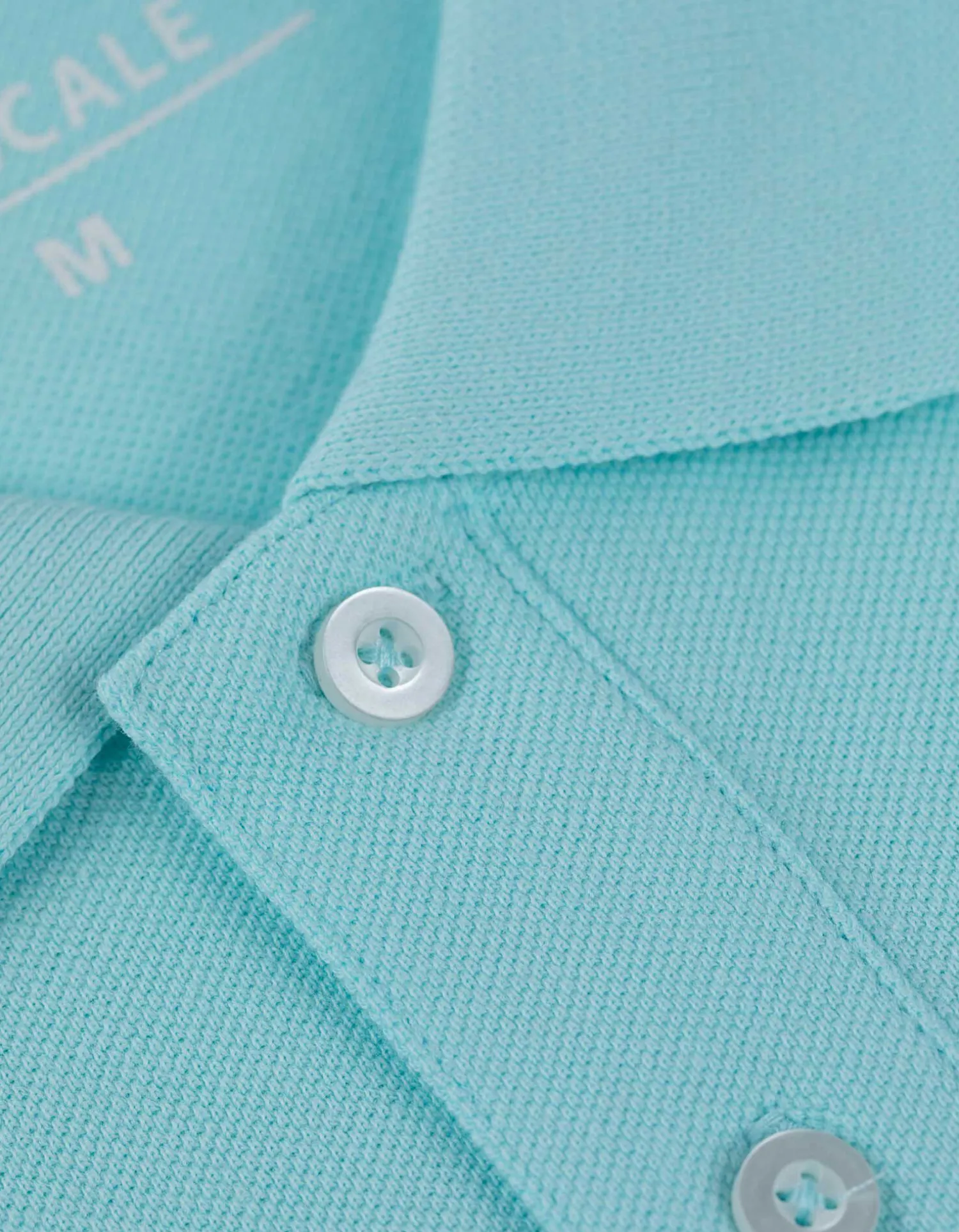 Jean Pascale Poloshirt - Knoopsluiting - turkoois Sale