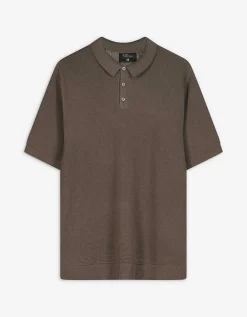 Jean Pascale Poloshirt - Polo kraag - lichtbruin Online