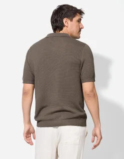 Jean Pascale Poloshirt - Polo kraag - lichtbruin Online