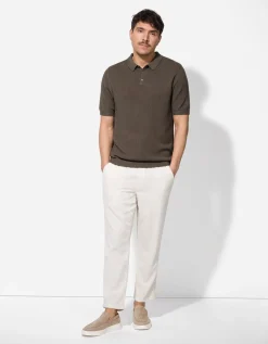 Jean Pascale Poloshirt - Polo kraag - lichtbruin Online