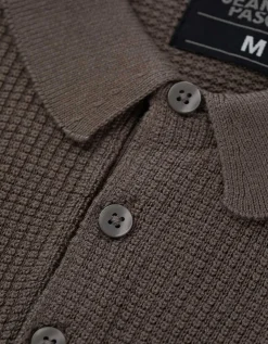 Jean Pascale Poloshirt - Polo kraag - lichtbruin Online