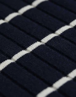 Page One Poloshirt - Strepen - donkerblauw New