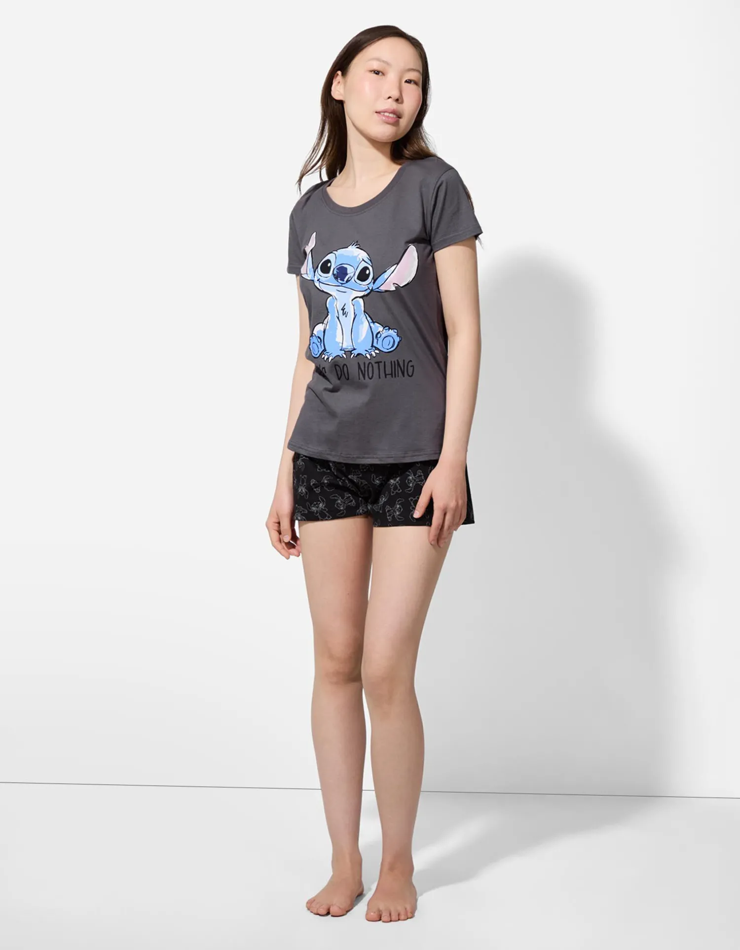 Flame Pyjama set van shirt en broek - Disneyprint - grijs Outlet