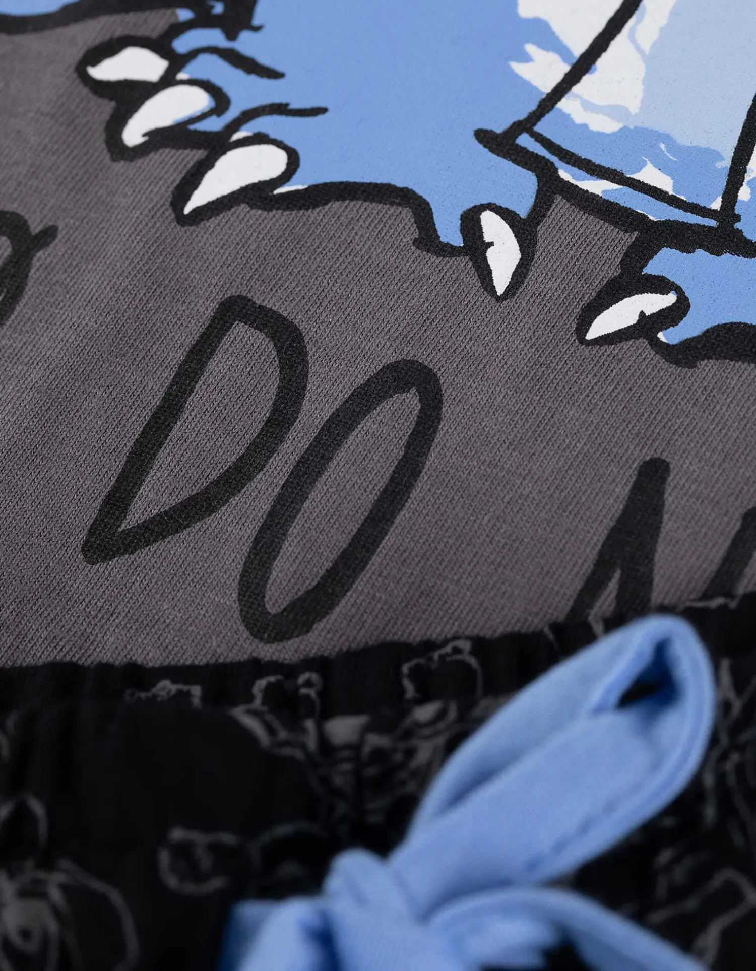 Flame Pyjama set van shirt en broek - Disneyprint - grijs Outlet