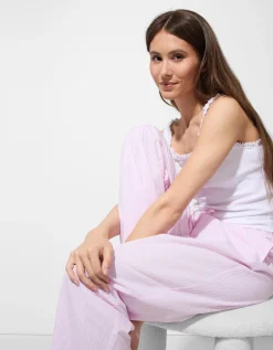 Flame Pyjamabroek - Strepen - pink Discount