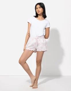 Flame Pyjamashort - Print all-over - lila Best