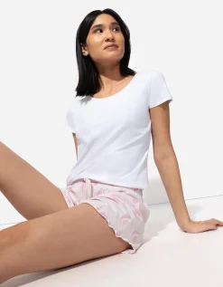 Flame Pyjamashort - Print all-over - lila Best