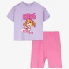 Dopodopo mini Set van T-shirt en broek - Paw Patrol - lila Sale