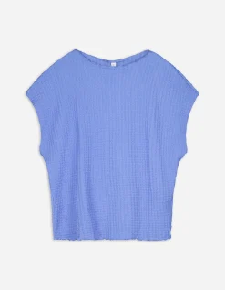 Page One Shirt - Hals - blauw Sale