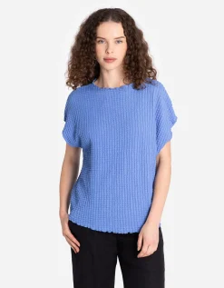 Page One Shirt - Hals - blauw Sale