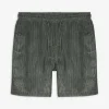 Takko Short - Corduroy - donkergroen Outlet