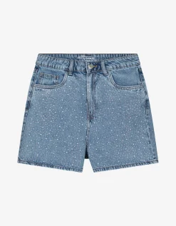 Page One Short - Hoge taille - blauw Discount