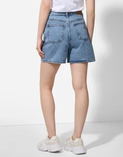 Page One Short - Hoge taille - blauw Discount