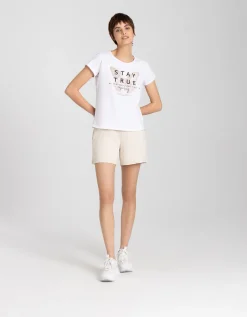 Ever Me Short - Koord - wit Hot