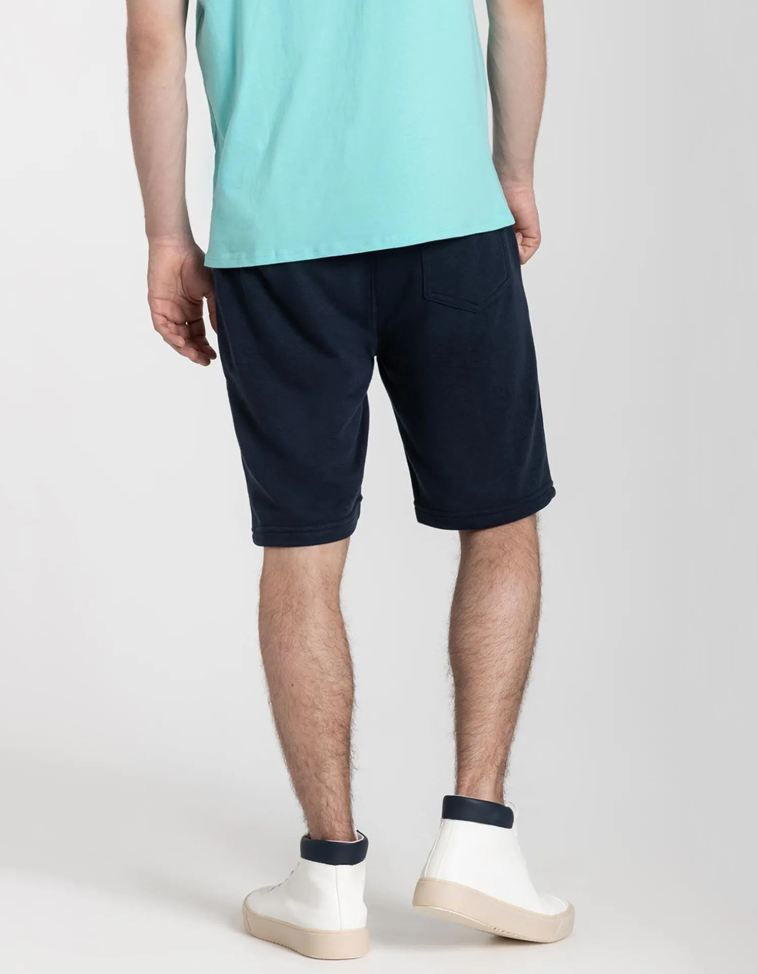 Jean Pascale Short - Regular fit - donkerblauw Outlet
