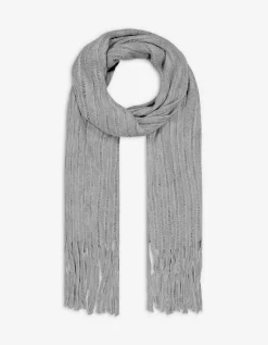 Accessories Sjaal - Franjes aan de zomen - grijs Best