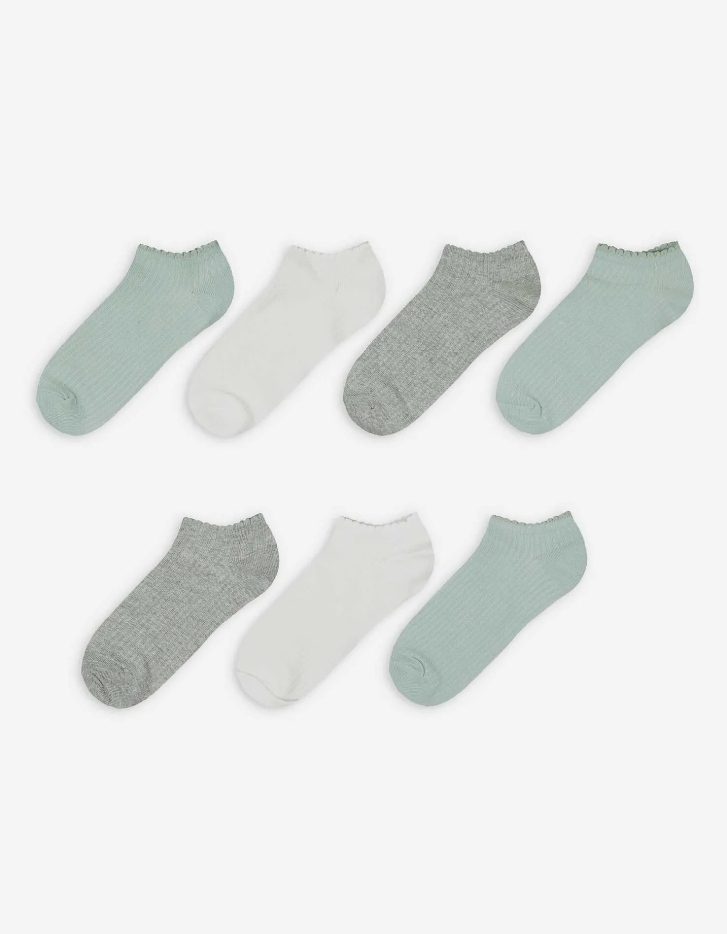 women Sneakersokken - Set van 7 turkoois Best