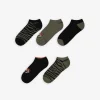 boys Sneakersokken - Set van 5 zwart Fashion