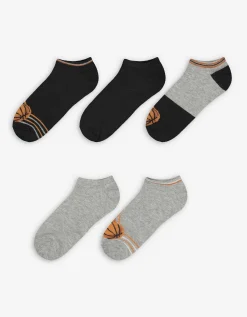 boys Sneakersokken - Set van 5 zwart Outlet