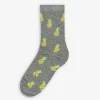 men Sokken - Print all-over - grijs Hot