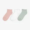 women Sokken - Set van 3 wit Fashion