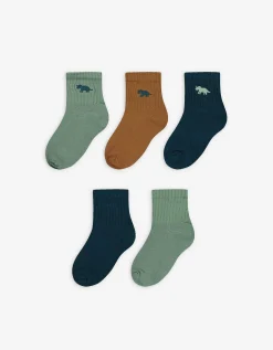 boys Sokken - Set van 5 blauw New