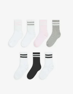 Girls Sokken - Set van 7 wit Sale