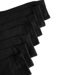 women Sokken - Set van 7 zwart Hot