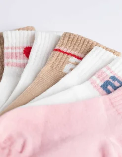 Girls Sokken - Set van 7 wit Sale