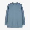 Jean Pascale Sweatshirt - Effen - lichtblauw Discount