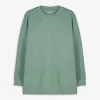 Jean Pascale Sweatshirt - Effen - turkoois Best