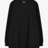 Jean Pascale Sweatshirt - Effen - zwart Hot