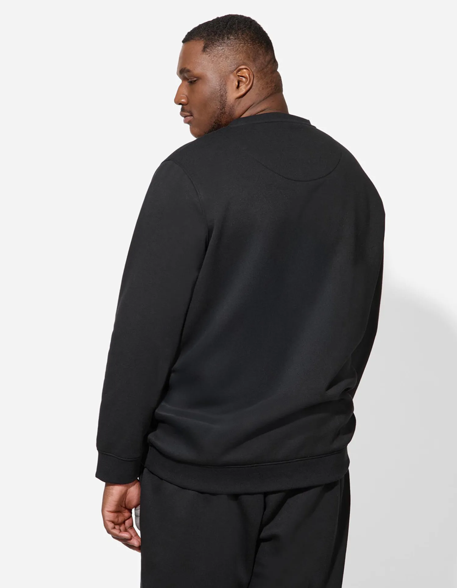Jean Pascale Sweatshirt - Effen - zwart Hot