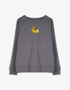 Page One Sweatshirt - Garfield - donkergrijs Discount