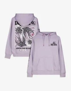 Takko Sweatshirt - Print op rug - lila Online