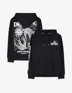 Takko Sweatshirt - Print op rug - zwart Best