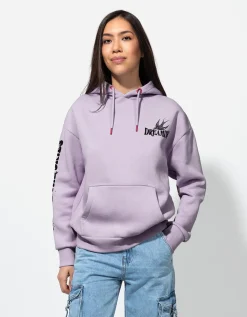 Takko Sweatshirt - Print op rug - lila Online