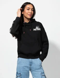 Takko Sweatshirt - Print op rug - zwart Best